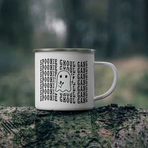 Spoonie Ghoul Gang Enamel Camping Mug | The Halloween Collection