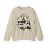 Something Painful This Way Comes Customizable Sweatshirt | The Halloween Collection