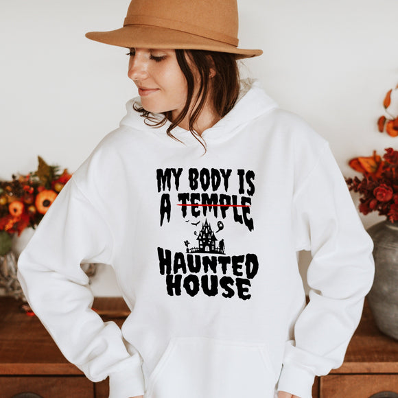 My Body Is A Haunted House Hoodie | The Halloween Collection