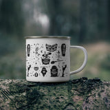 Spooky Spoonie Essentials Enamel Mug | The Halloween Collection
