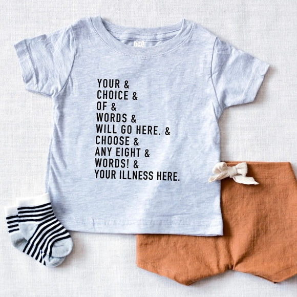 INFANT Fully Customizable Ampersand Shirt | The Ampersand Collection