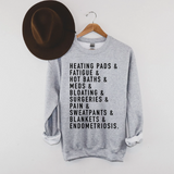 Endometriosis Ampersand Unisex Sweatshirt | The Awareness Collection
