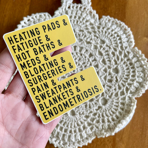 Endometriosis Awareness Sticker | Endo Essentials