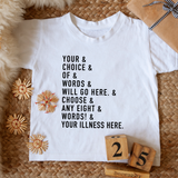 TODDLER Fully Customizable Ampersand T-shirt | The Ampersand Collection